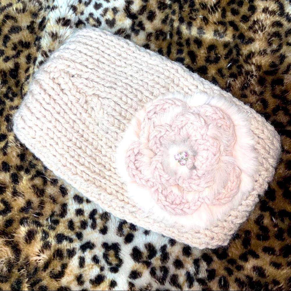 Soft pink headband